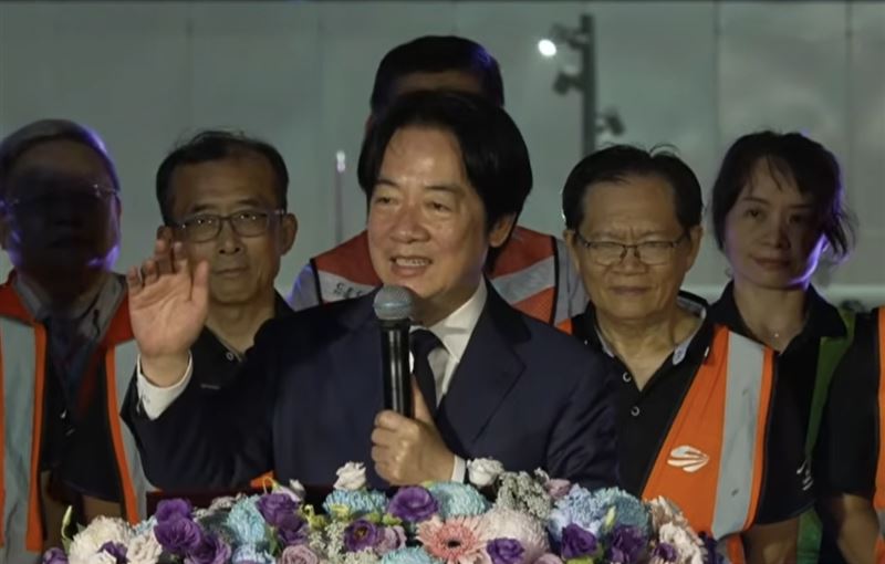 總統賴清德感念居民的體諒與成全,指市府團隊已盡全力降低拆遷對居民生活的影響。(圖/翻攝畫面)