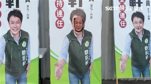 獨／選舉看板遭惡搞　將錯就錯反掀打卡潮