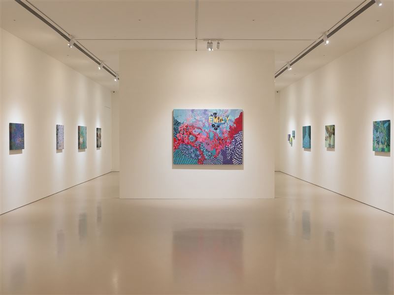 王玫玲10月17日起於誠品畫廊舉辦個展《關鍵字—延續》,展出醞釀3年近40件新作。(圖/主辦單位提供)