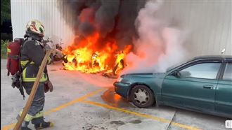 新莊停車場大火9車燒毀！火燒車原因曝光