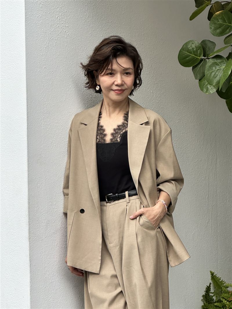 得知金鐘雙料入圍,于子育坦言心情有些混亂。(圖/記者陳柏良攝影)