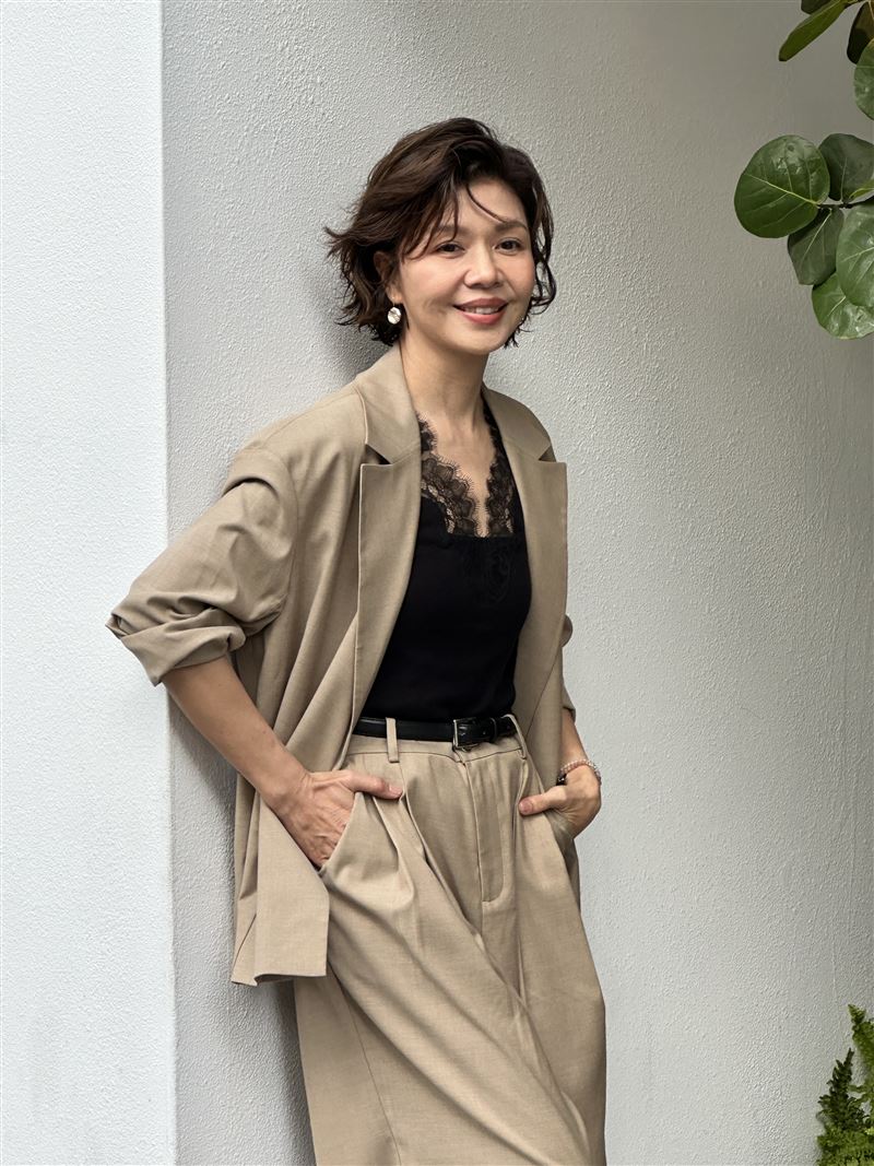于子育在《親密之海》中,挑戰人生最大尺度親密戲。(圖/記者陳柏良攝影)