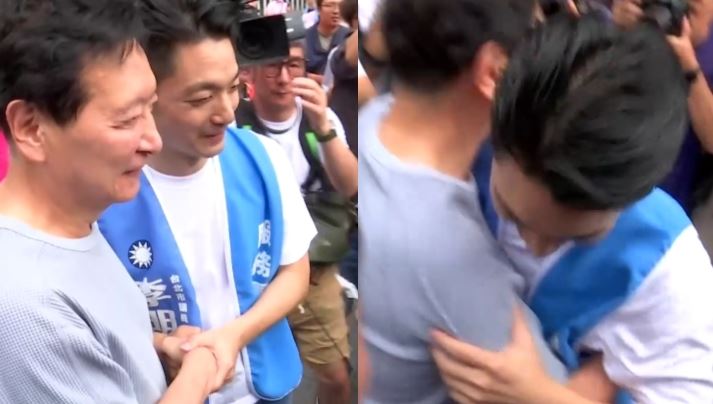 藍中央委員喊開除！蔣萬安遇趙少康給擁抱