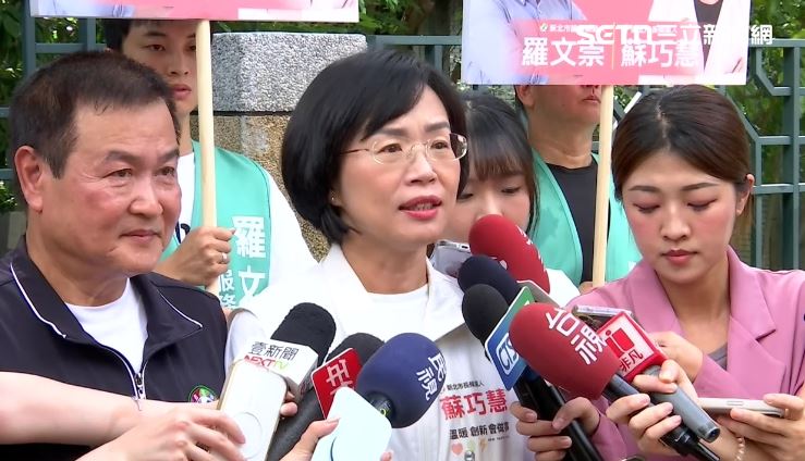 藍白強推老人健保免費,蘇巧慧表示,立委只有預算的建議權,有想法應該跟行政院討論。(圖/翻攝畫面)