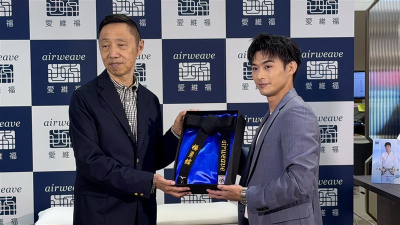 楊勇緯亞運後首次公開露面,透露目前調整狀態中,迎戰接下來2場國際賽事。(圖/記者賴俊佑攝影)