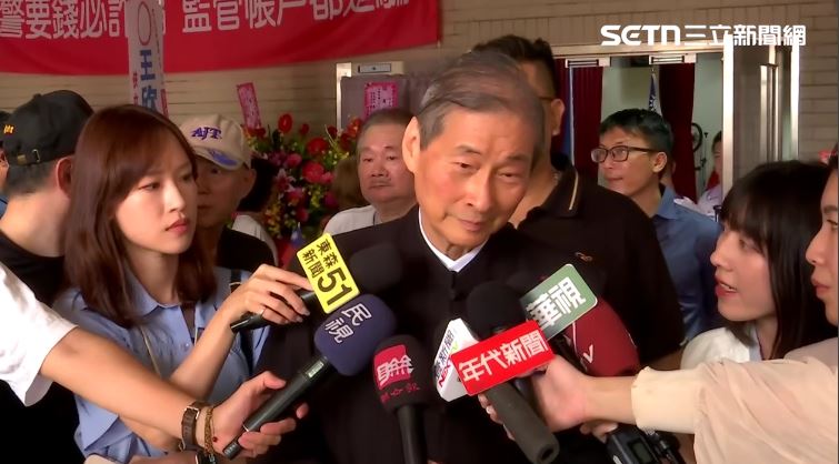 張安樂出席王欣儀競總成立大會,沒跟蔣萬安相遇。(圖/翻攝畫面)