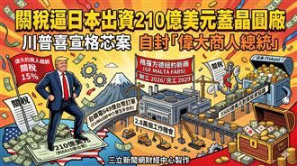 關稅逼日出錢蓋廠　川普自封「偉大總統」