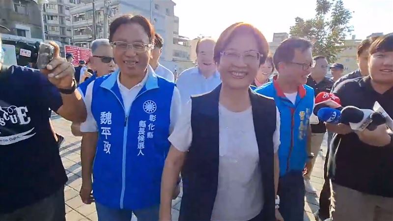 新／王惠美同台魏平政　致詞10分鐘快閃