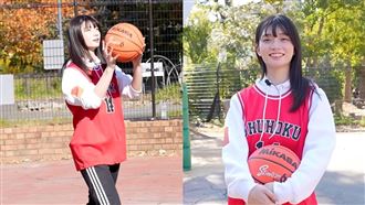 穿喬丹球衣遠射破網　瀨戶環奈一發就中