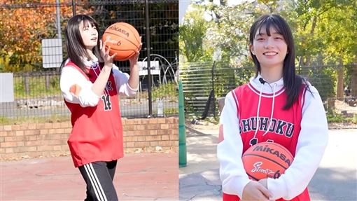 穿喬丹球衣遠射破網　瀨戶環奈一發就中