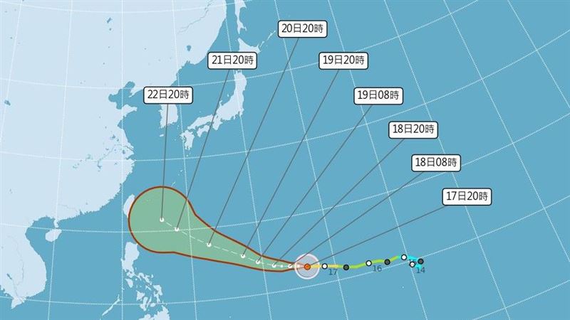 薔琵增為強颱！恐通過台灣估「這天」海警