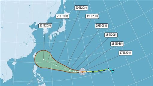 薔琵增為強颱了！不排除通過台灣　最快「這天」發海上颱風警報