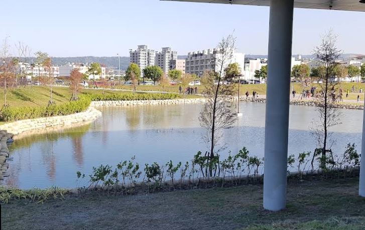圓林園滯洪池。(圖/Google地圖)