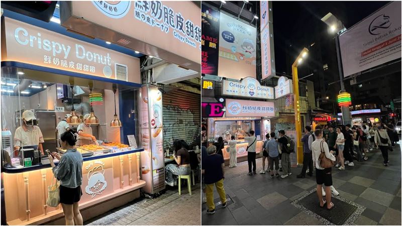 西門甜甜圈店員痛毆大媽　湧排隊人潮曝光