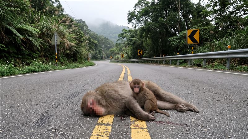 北宜路殺現場…網見這一幕：真實版山道猴