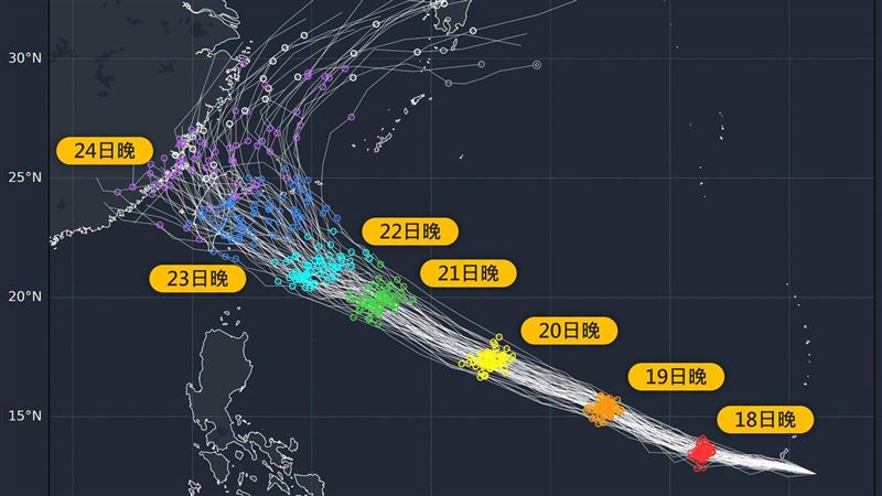 薔琵襲台機率高！粉專曝：明將達首次巔峰
