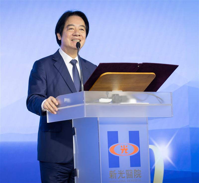 賴清德出席「新光40.桂蘭大樓落成典禮」(圖/總統府提供)