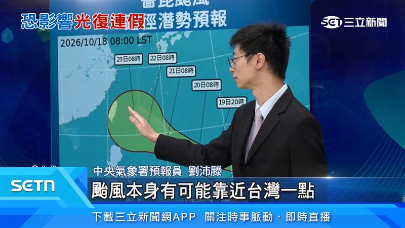 下週五颱風開始靠近台,受外圍環流影響