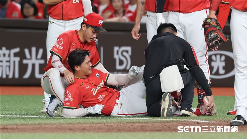 曾聖安開轟下打席跑壘倒地　味全說明傷情