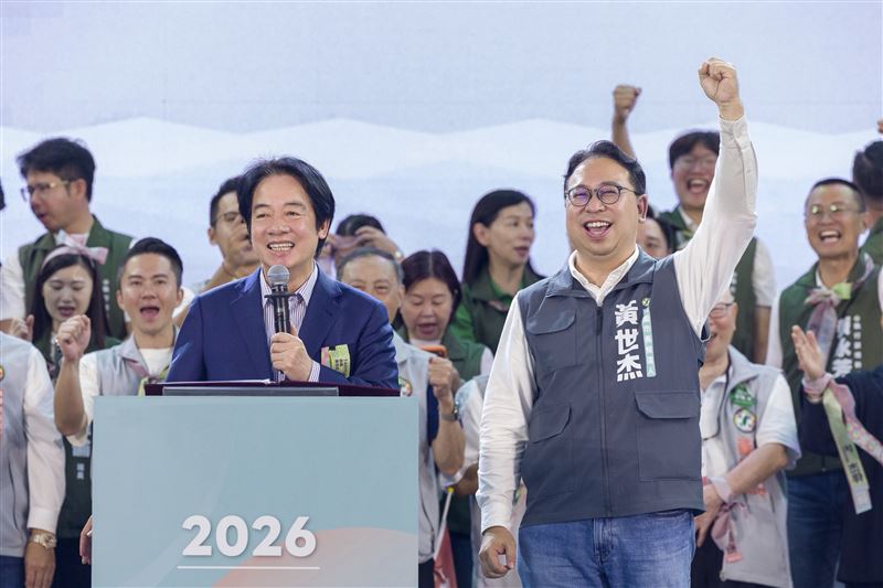 賴清德說，他在桃園市徵召人選時，秉持年輕、在地、學歷好經歷佳有活力，「好用、耐操又省油」就是黃世杰。（圖／黃世杰提供）