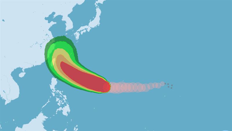 薔琵「1路徑」恐直撲台灣　這2天影響最劇