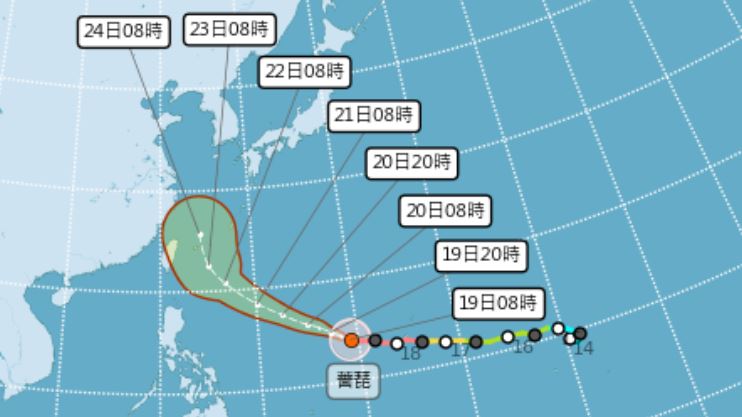 有望連休4天？薔琵暴風侵襲率5地破50%