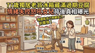 77歲獨居翁拒絕關心　女兒開冰箱愣住