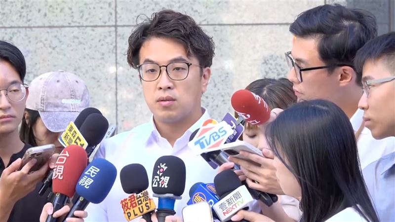 民進黨台北市長參選人沈伯洋受訪(圖/翻攝畫面)