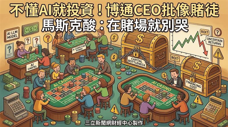 博通CEO批AI投資像賭徒　馬斯克酸這句