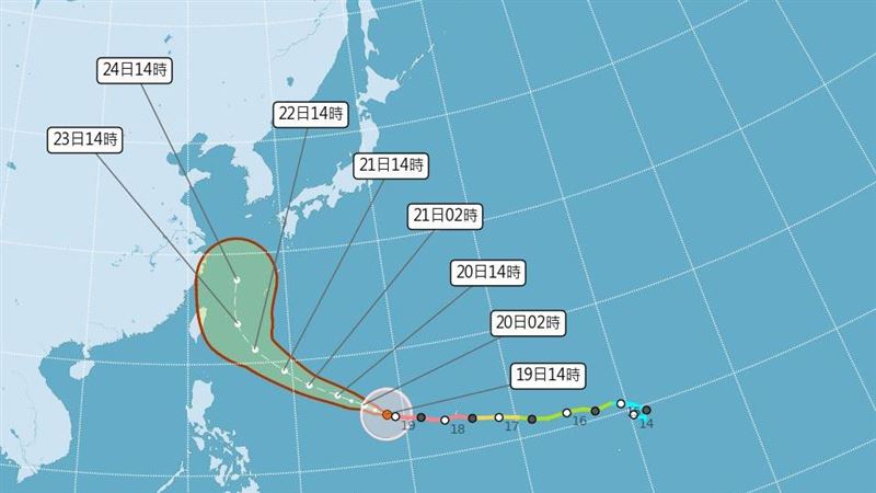 颱風假掰了？薔琵最新預測又北修、東修