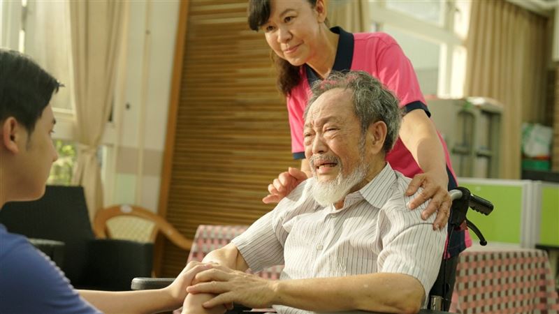 杜滿生憑藉「孤獨一哭」渲染全場。(圖/大愛提供)