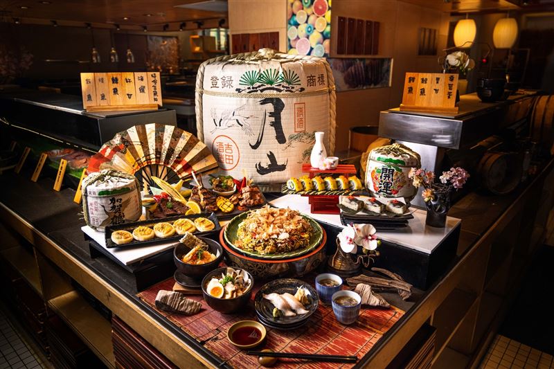 彩日本料理搶攻團購優惠推平日午晚餐單人六張套券，73折起。（圖／飯店旅宿業者提供）