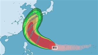 薔琵暴風侵襲率2地最高62%！恐週四發陸警