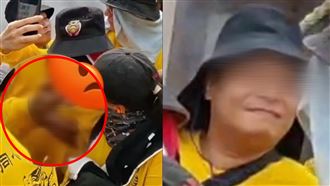 趁虎爺吃炮…鬼笑襲胸女信徒！肉搜身份曝
