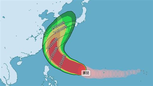 薔琵颱風最新暴風侵襲率曝光　5地突破60%