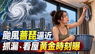 颱風薔琵逼近　防漏、看屋抓漏黃金時刻曝