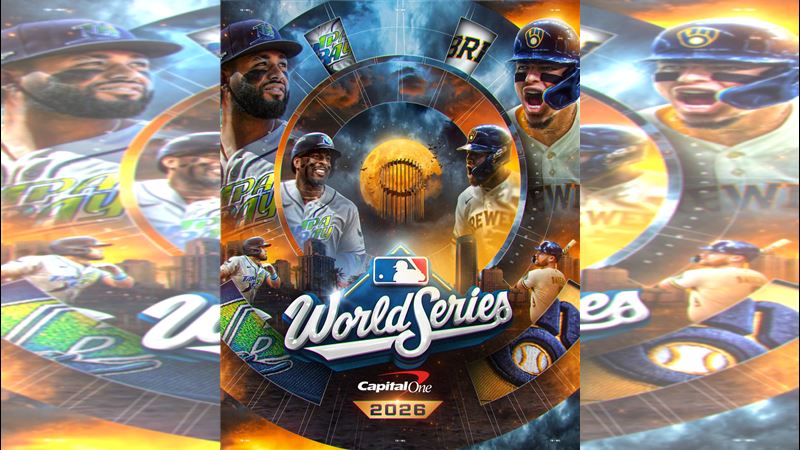 光芒和釀酒人皆爭奪隊史首冠。(圖/翻攝自X平台 @MLB)