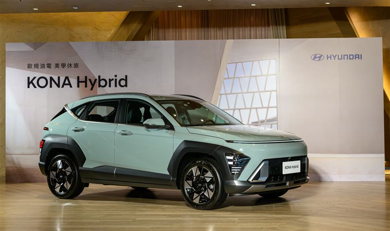 Hyundai KONA Hybrid主打歐規操控、前衛造型與節能表現。(圖/HYUNDAI提供)