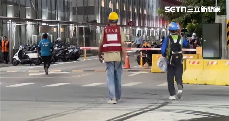 高雄楠梓區、台積電F22廠區驚傳工安意外。(圖/翻攝畫面)