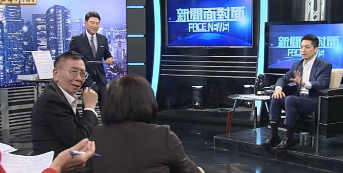 台北市長蔣萬安力拚連任,昨(20)日接受資深媒體人謝震武主持的政論節目《新聞面對面》專訪。(圖/翻攝自臉書)