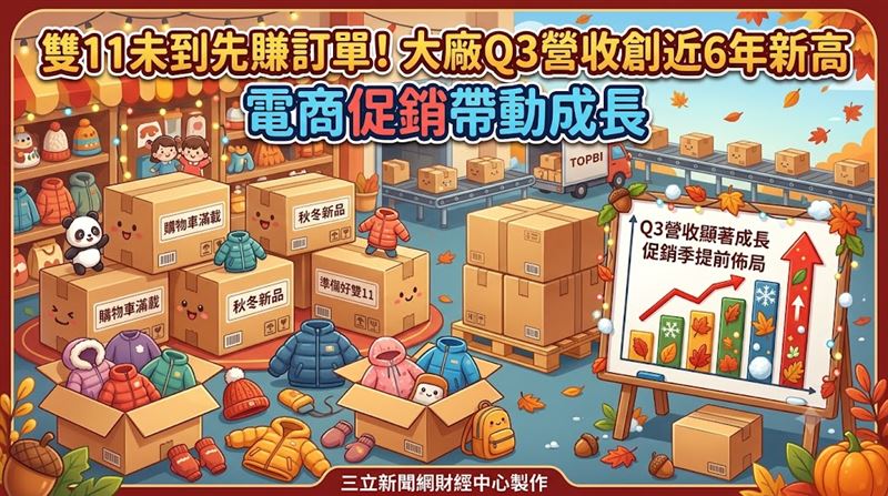 淘帝-KYQ3創近6年新高　電商促銷帶動成長