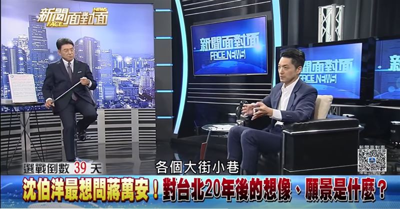 台北市長蔣萬安昨(20)日接受主持人謝震武專訪。(圖/翻攝自Youtube)