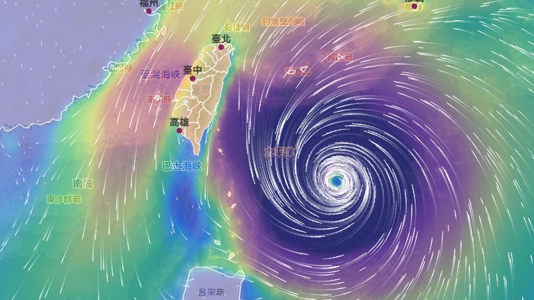 薔琵暴風圈「恐掃過4地」 風雨搖滾區曝光