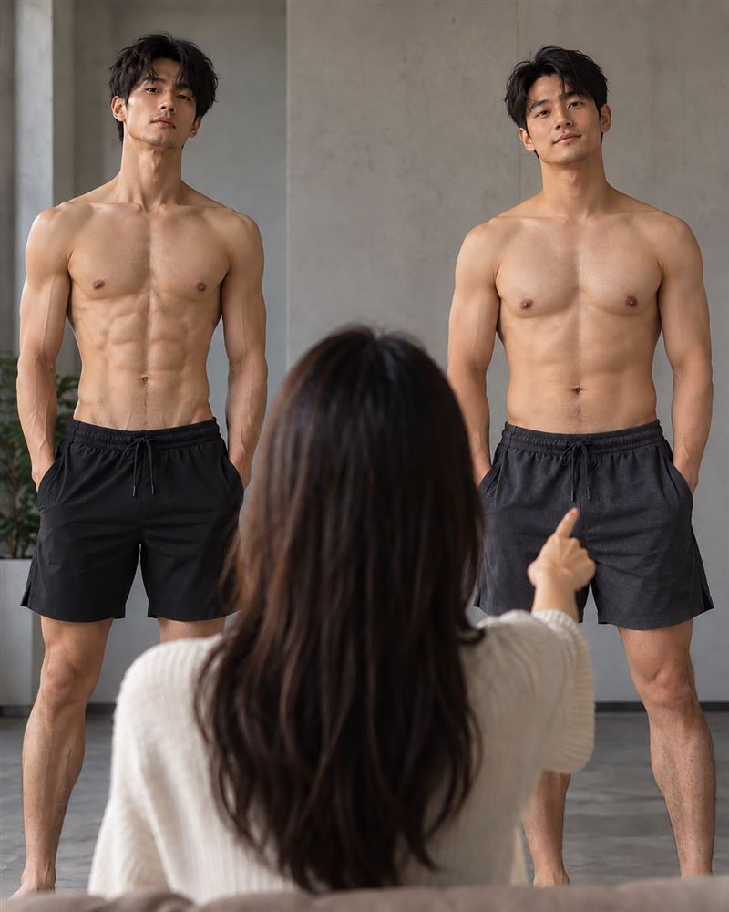 研究發現,女生並不喜歡腹肌「塊塊分明」的男性。(圖/取自王思恒臉書)