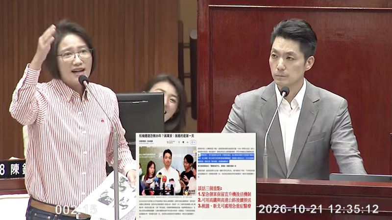 醫療後送桃機到高鐵多久？蔣萬安：不遠啊