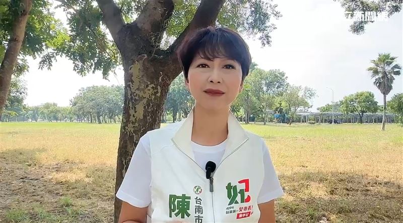 陳亭妃輾壓對手謝龍介，她說，將會努力將支持化成選票。（圖／翻攝畫面）
