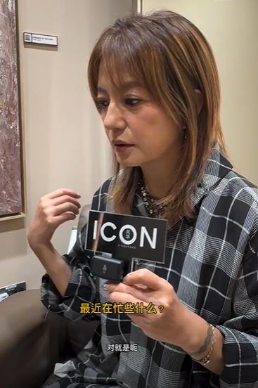 趙薇分享近況。(圖/翻攝自IG @iconsingapore)