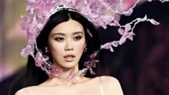 奚夢瑤重返維密！紗裙卡高跟鞋再現險跌