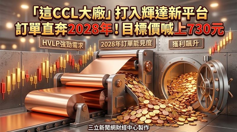 這CCL大廠打入輝達新平台　目標價至730元