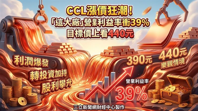 CCL漲價狂潮　這大廠目標價上看440元